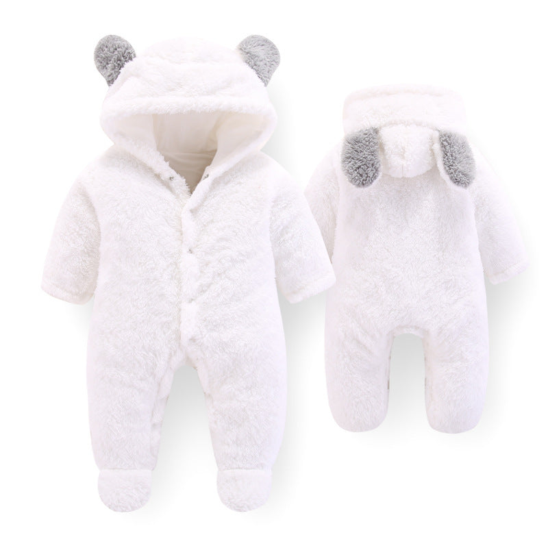 white jumpsuit for baby
