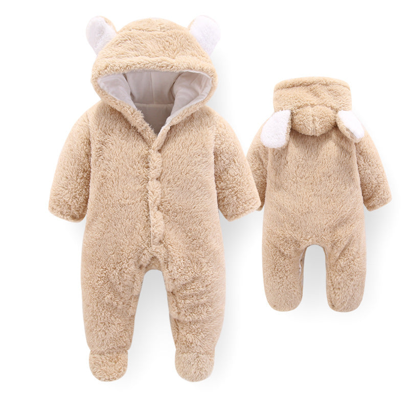 Newborn camel jumpsuit