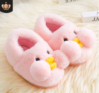 Children cute cartoon duck cotton winter slipper