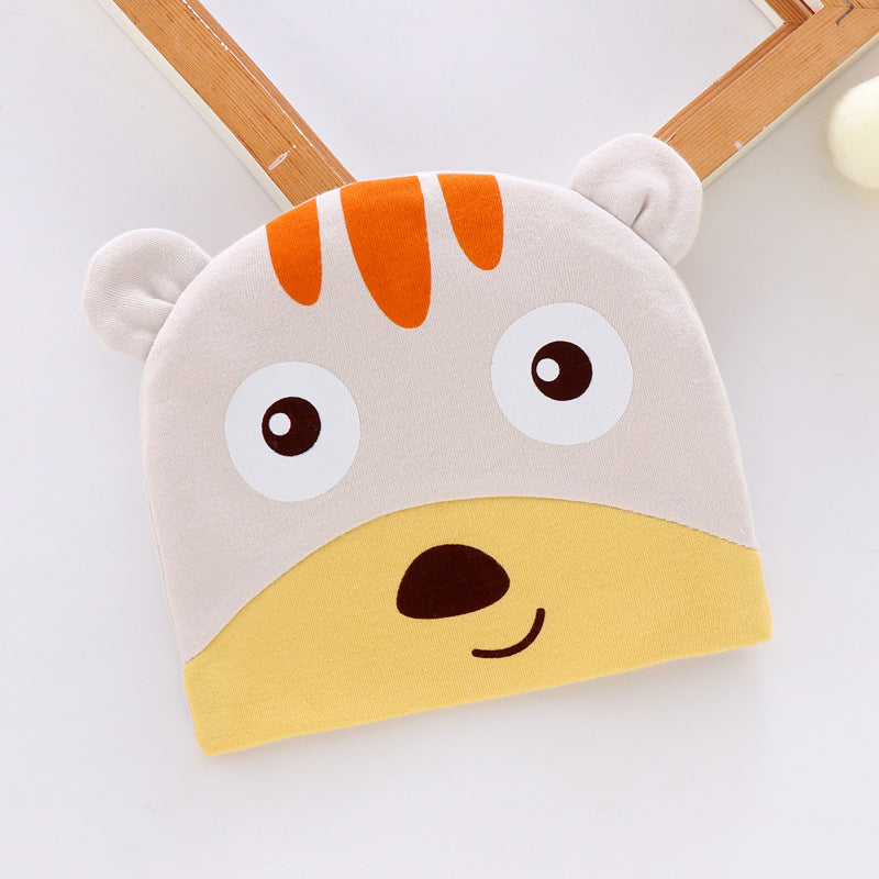orange and pink hat