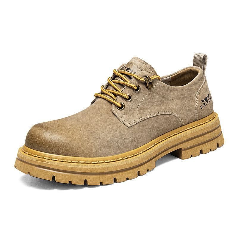 brown leather martin boots