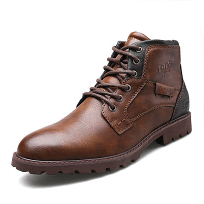 brown leather shoes