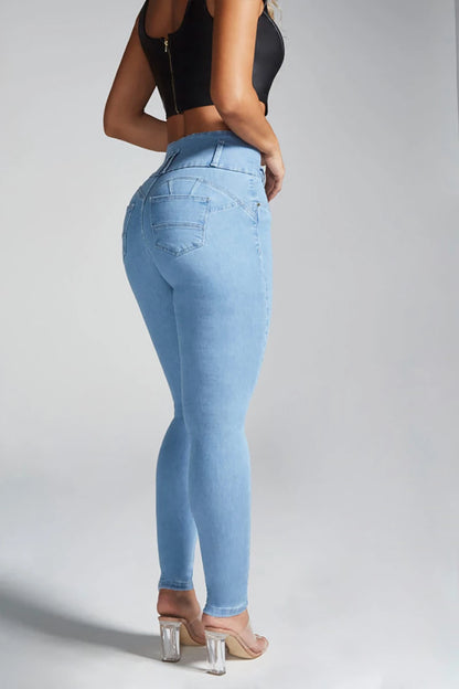 High waisted jeans for women