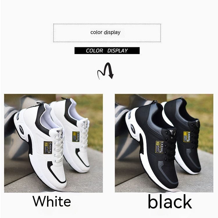 Waterproof Leather Shoes Casual Running - Merchantsy 