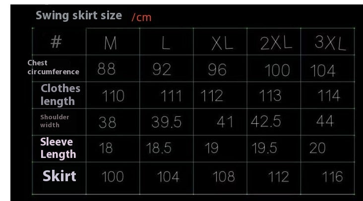 Ice Silk Plus Size Dress