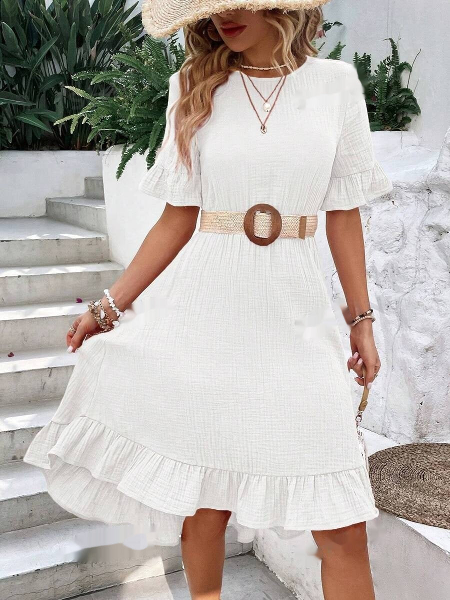 Short Sleeve Fashion Dress Women