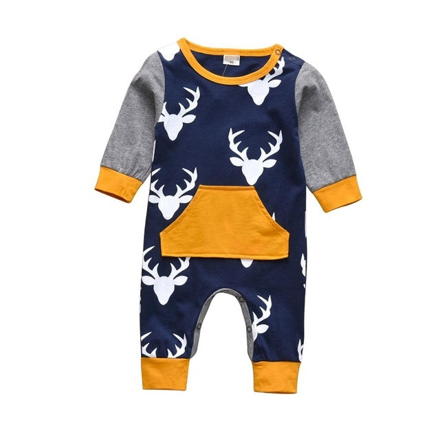 Newborn Baby Clothes Boys Girls Romper Kids Jumpsuit - Merchantsy 