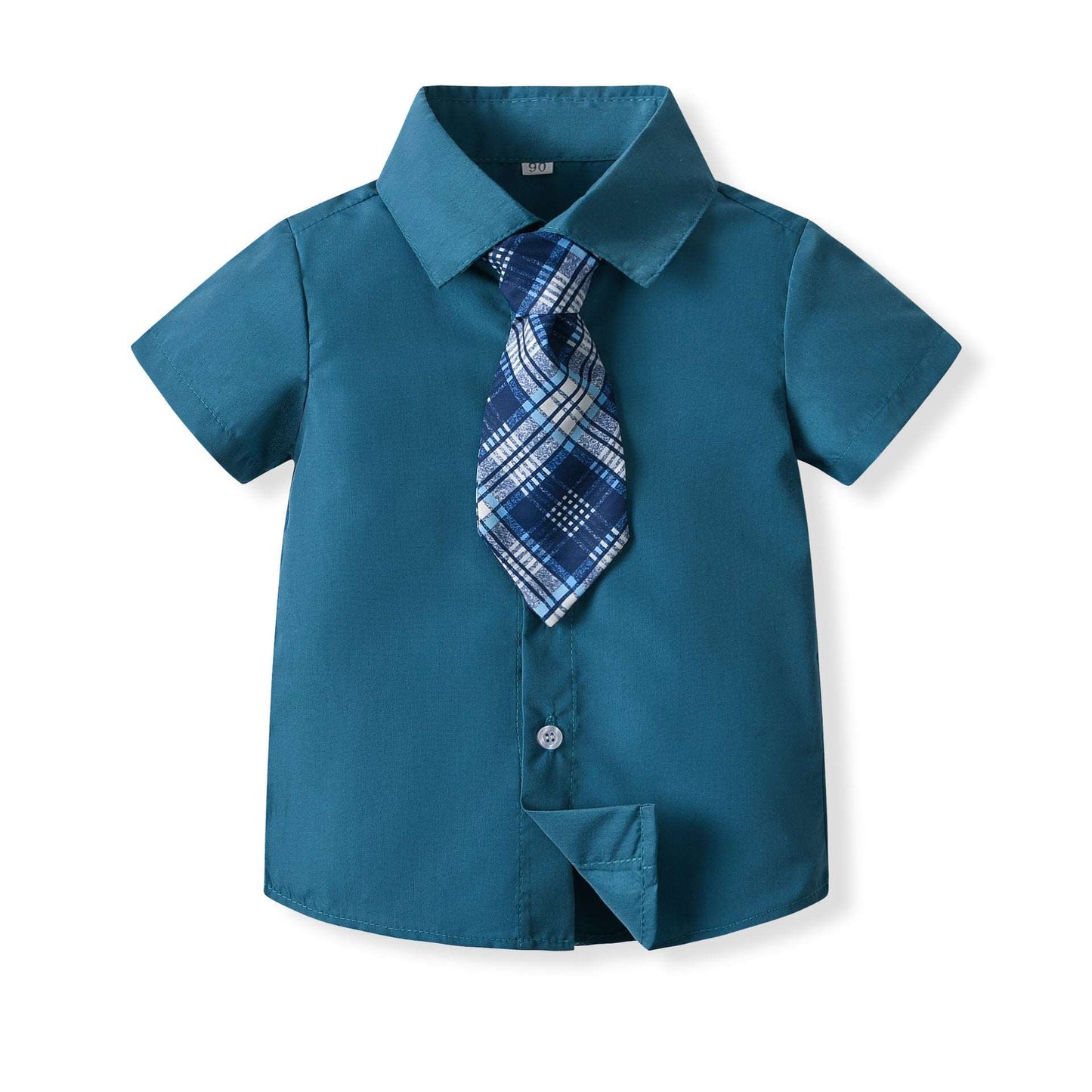 Boys' Shirt Bow Tie Suspender Pants Suit