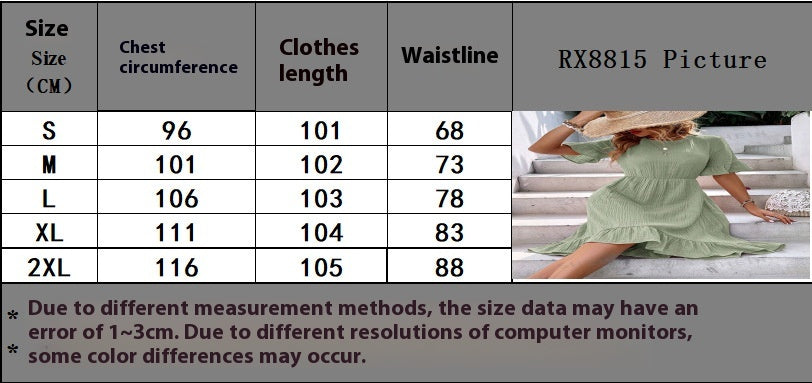 Short Sleeve Fashion Dress Women