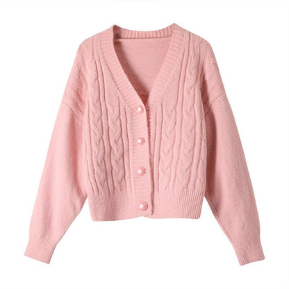  Women pink Cardigan 