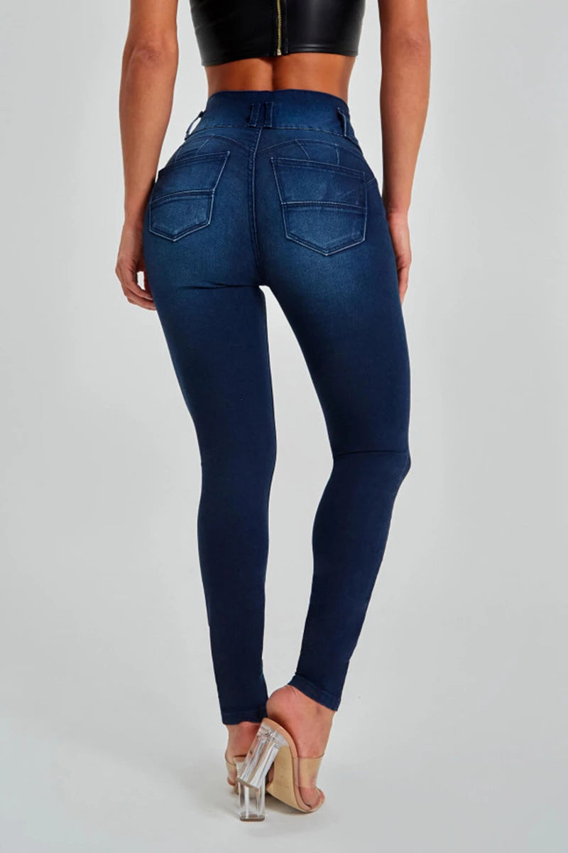 dark blue jeans 