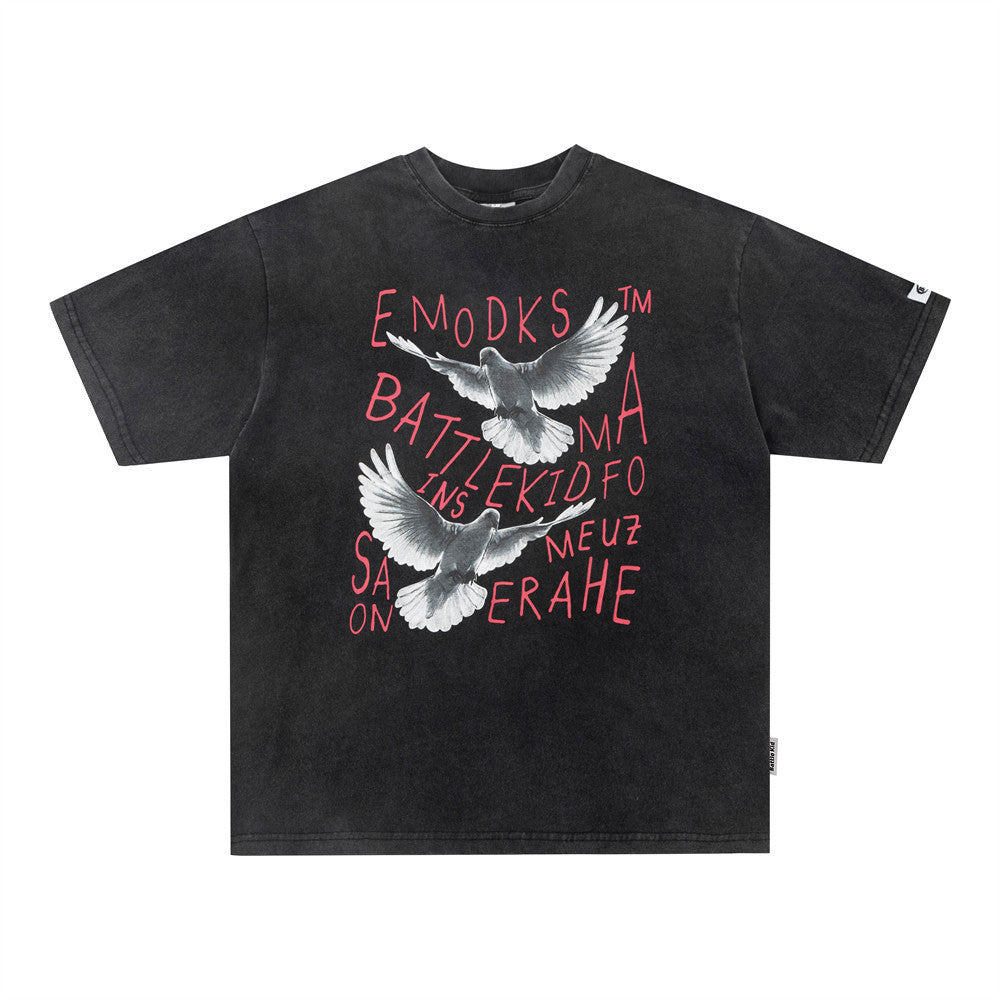 Pigeon Printed T-shirt for Men