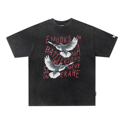 Pigeon Printed T-shirt for Men
