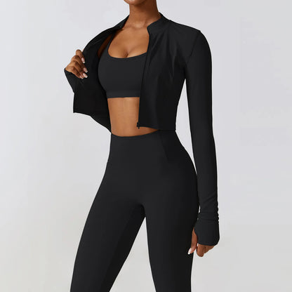 yoga clothing sets 3 Pieces for women