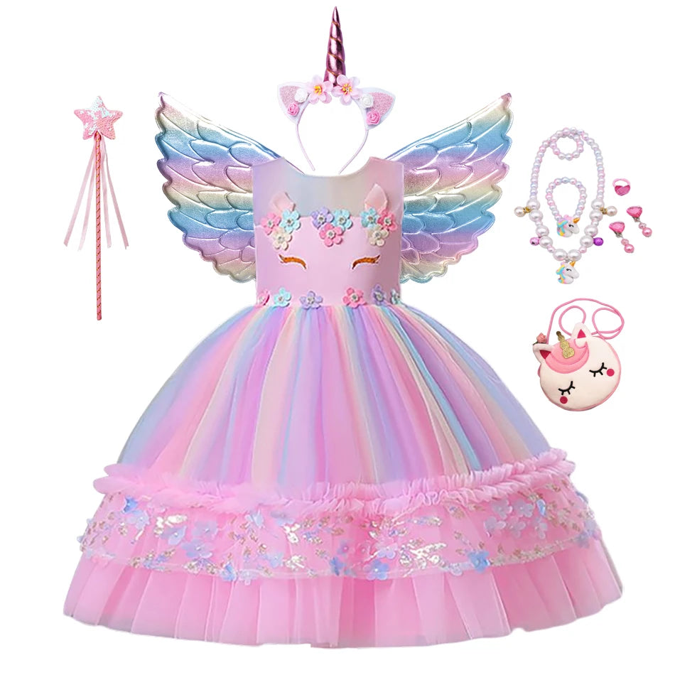 Unicorn rainbow dress - Merchantsy 