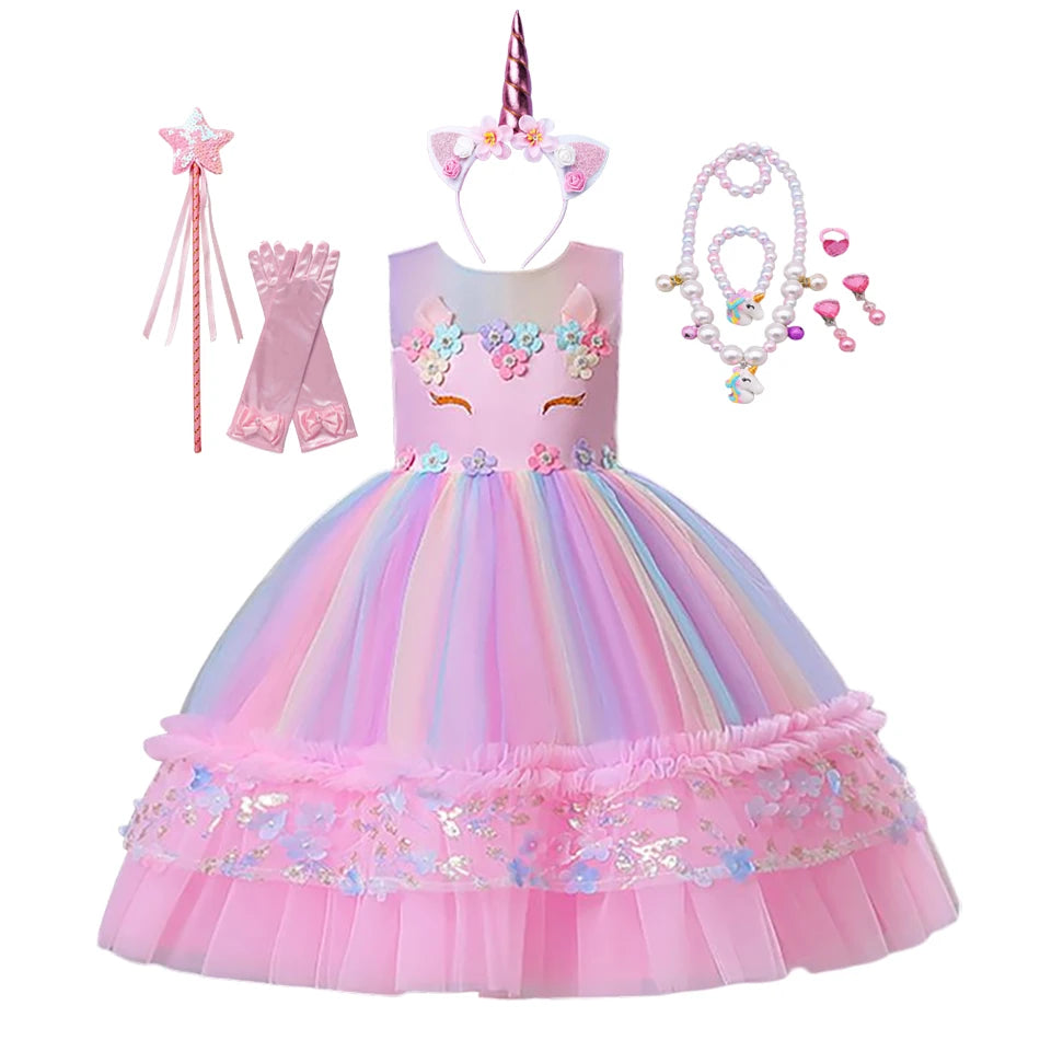 Unicorn rainbow dress - Merchantsy 