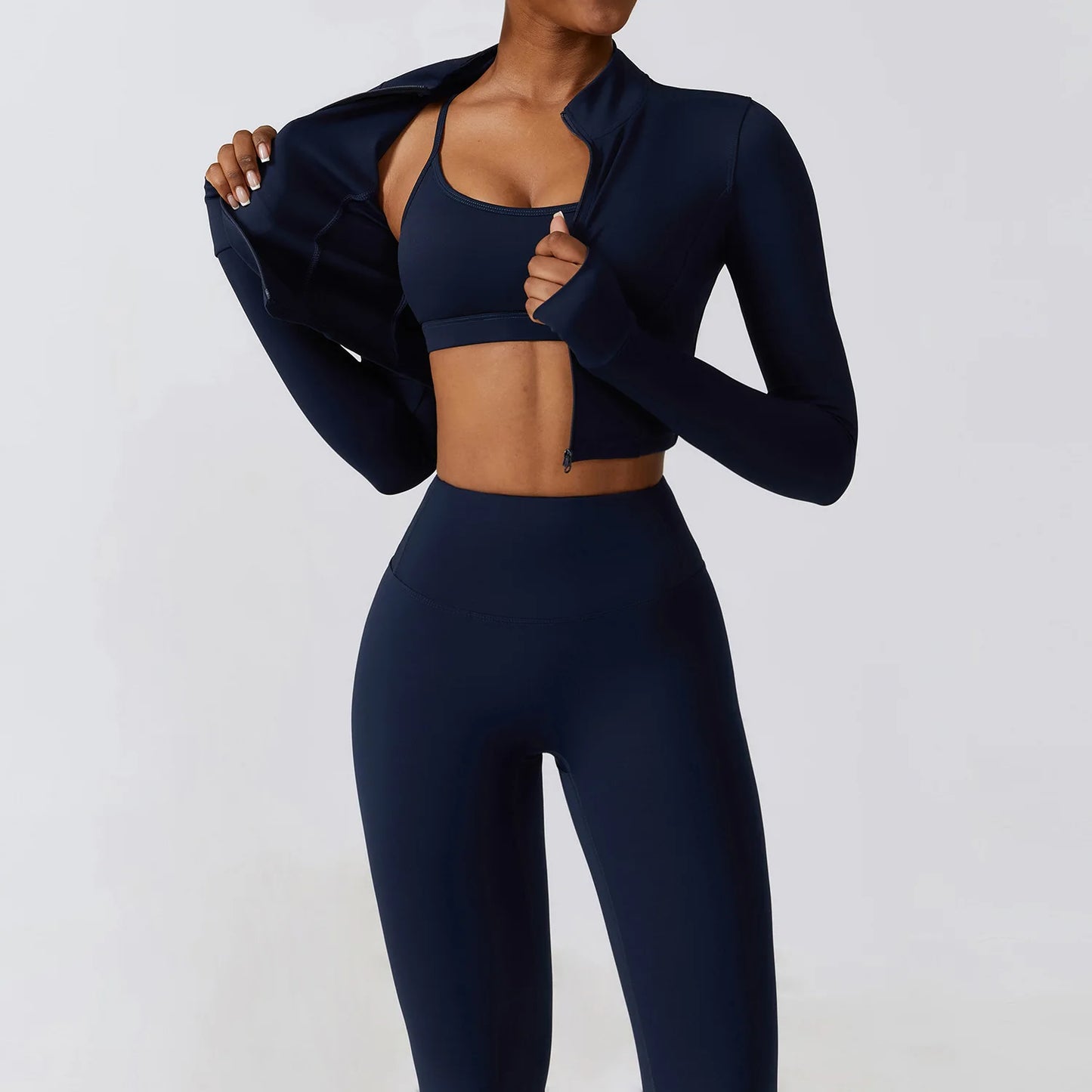 yoga clothing sets 3 Pieces for women