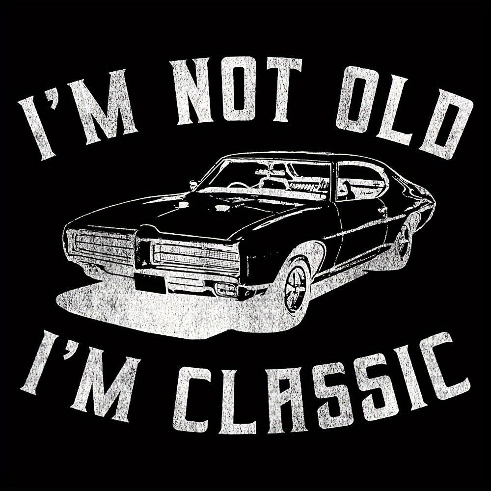 car printed t shirt round neck 