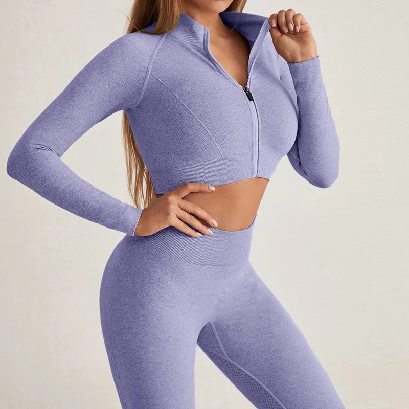seamless yoga suit for women 