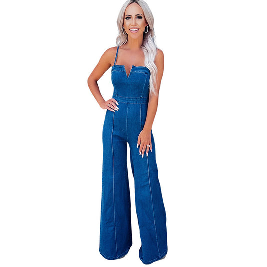 blue jumpsuit for women 
