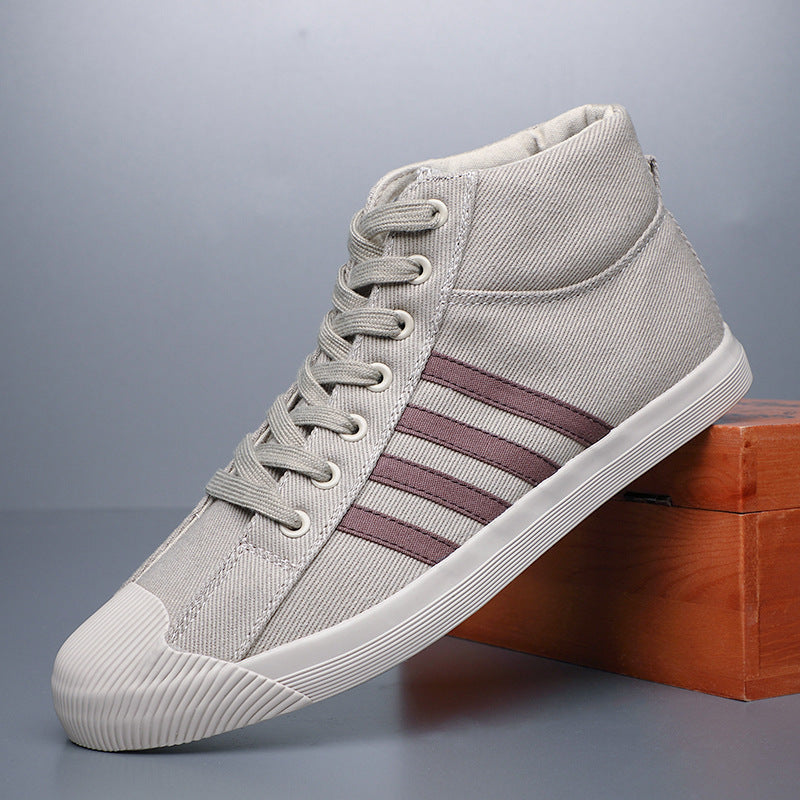 khaki Canvas Striped 