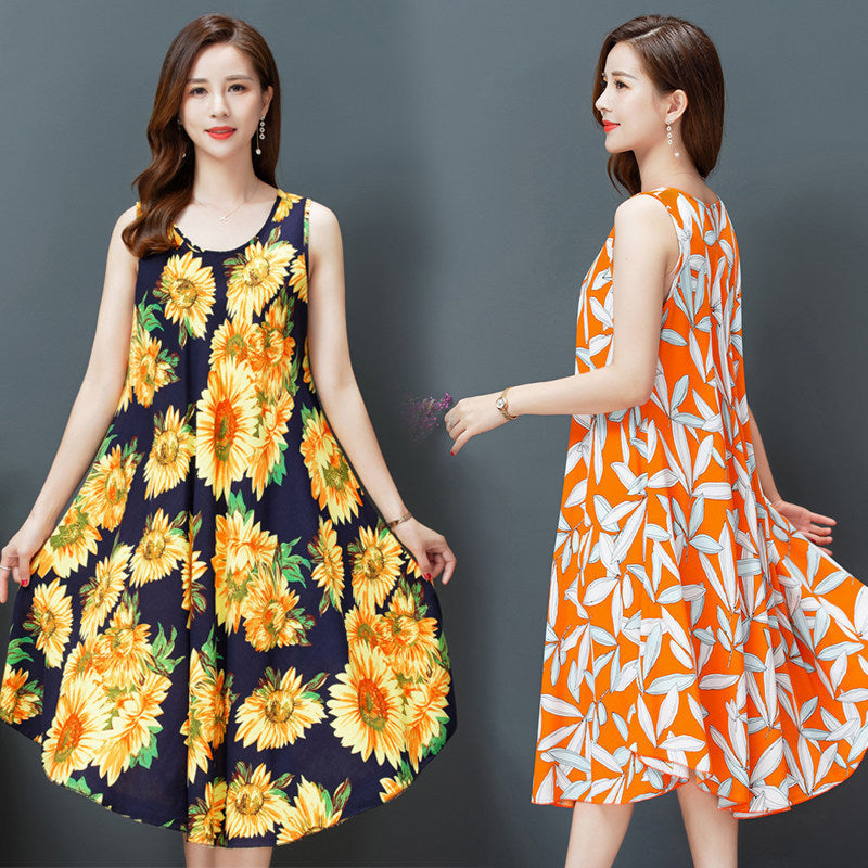 cotton summer dress for  ladies 