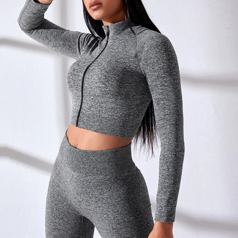 Dark grey suit for women
