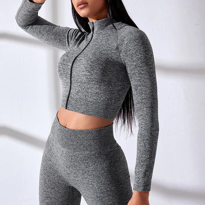 Dark grey suit for women
