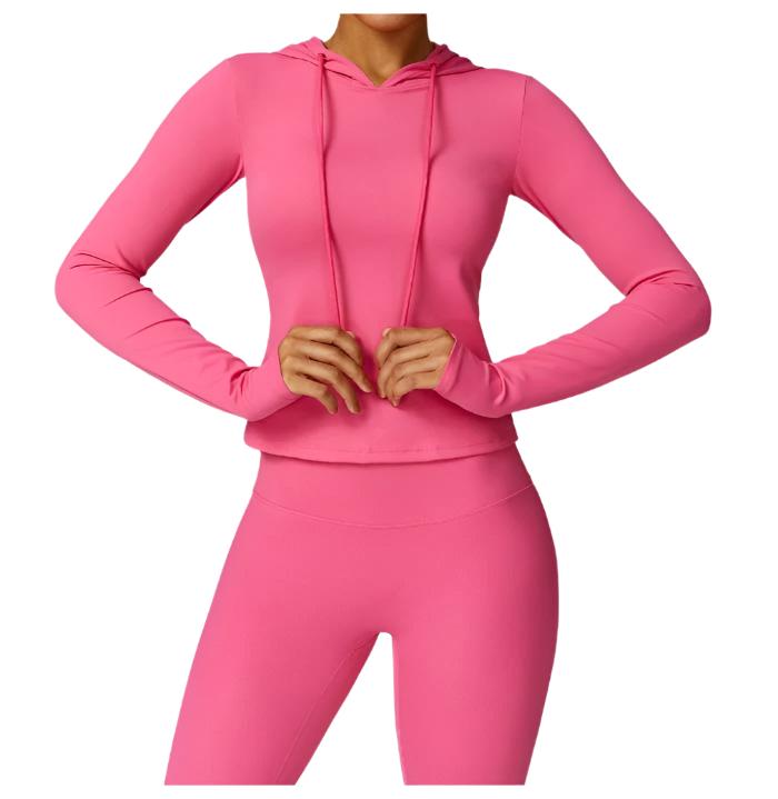 dark pink yoga wear