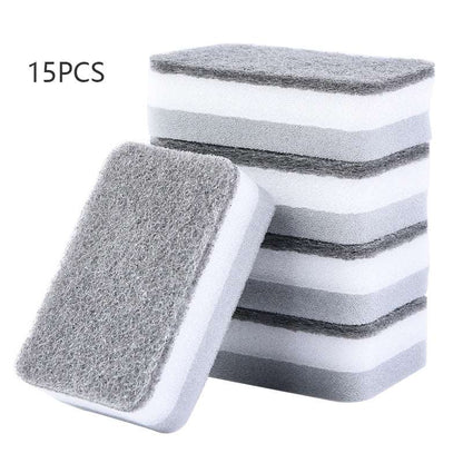 Double-sided Sponge Wipe Kitchen Cleaning Dishwashing Sponge Block