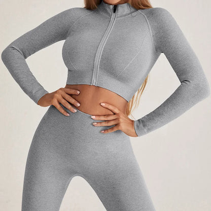 seamless 2-piece yoga set 