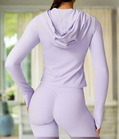  purple yoga suit 