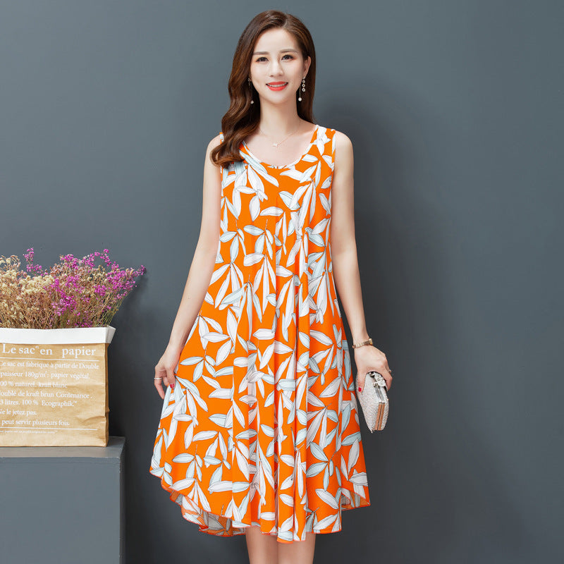 white and cotton sleeveless dress 
